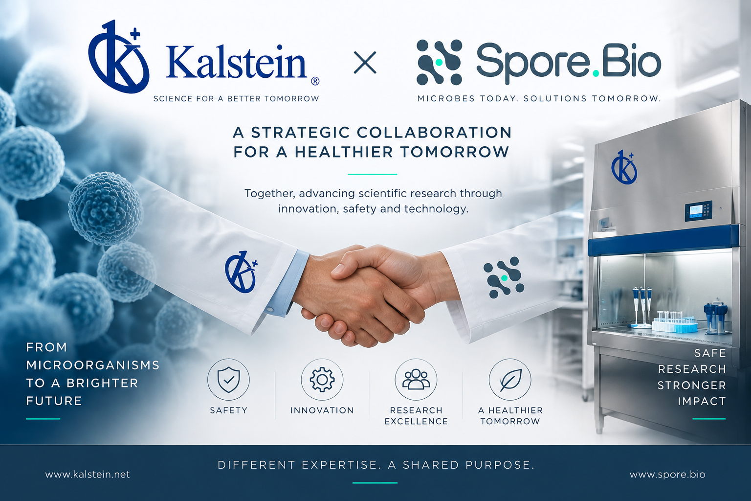 Kalstein & Spore.Bio : Une collaboration stratégique pour l’avenir de la biotechnologie