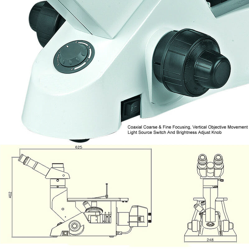 Microscopes Métallurgiques Inversés : Kalstein YR0258 vs Olympus GX53
